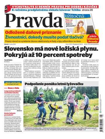 Obálka e-magazínu Pravda 21. 6. 2022