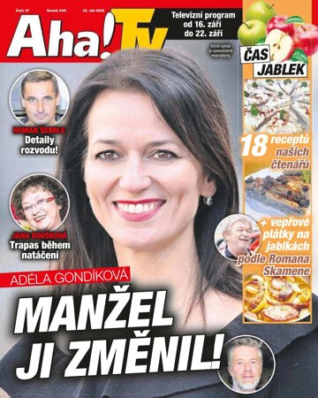 Obálka e-magazínu Příloha AHA! s TV magazínem - 15.9.2022