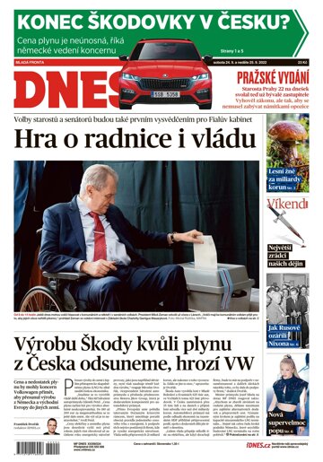 Obálka e-magazínu MF Dnes 24.9.2022