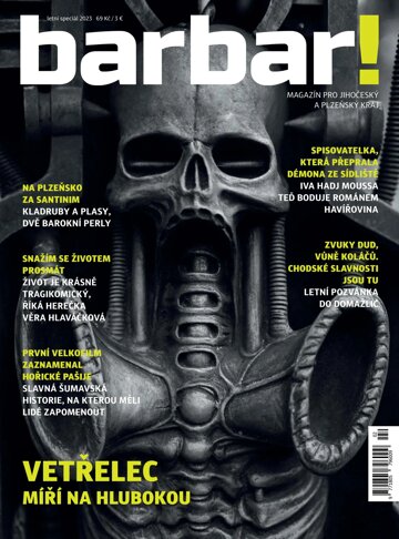 Obálka e-magazínu Barbar! letní speciál 2023