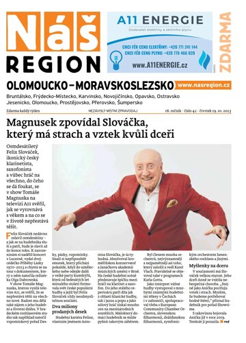 Obálka e-magazínu Náš Region - Olomoucko/Moravskoslezsko 42/2023