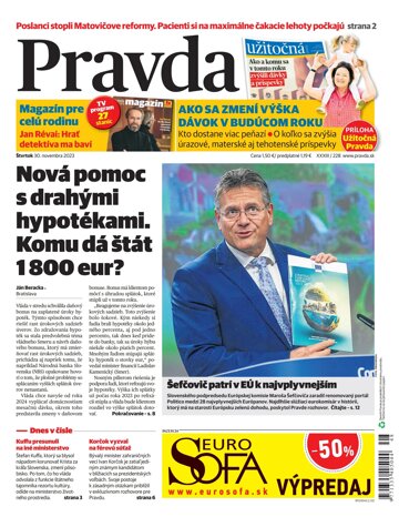 Obálka e-magazínu Pravda 30. 11. 2023