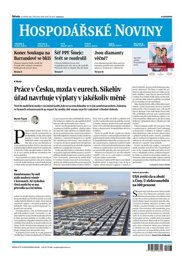 Obálka e-magazínu Hospodářské noviny 093 - 15.5.2024