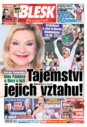 Obálka e-magazínu Blesk 13.7.2024