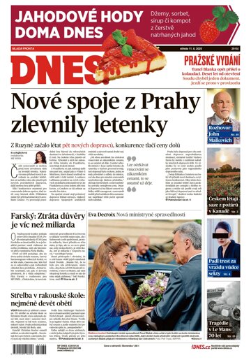 Obálka e-magazínu MF Dnes 11.6.2025