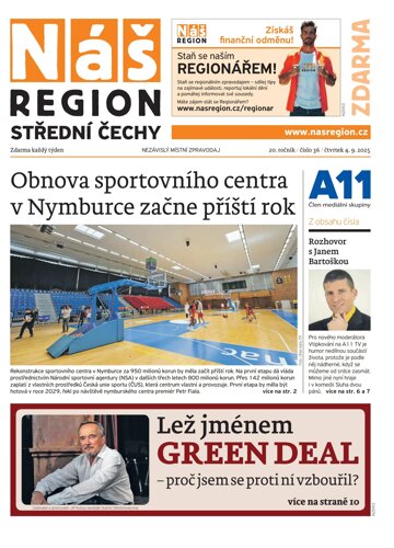 Obálka e-magazínu Náš Region - Střední Čechy 36/2025