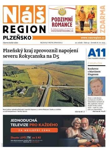 Obálka e-magazínu Náš Region - Plzeňsko 42/2025
