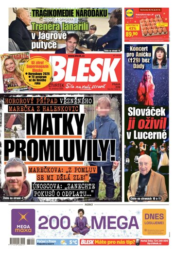 Obálka e-magazínu Blesk 18.12.2025
