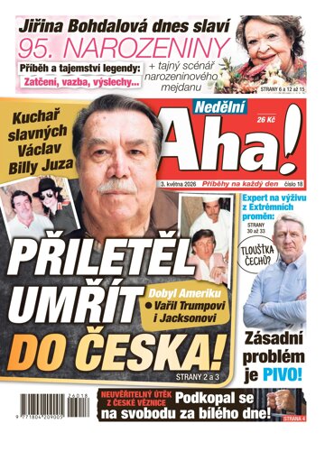 Obálka e-magazínu Nedělní AHA! 3.5.2026