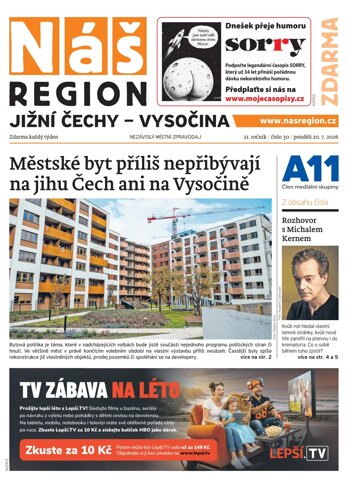 Obálka e-magazínu Náš Region - Jižní Čechy 30/2026