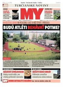 Obálka e-magazínu MY Turčianske noviny 15/4/21/4/2014