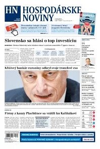 Obálka e-magazínu Hospodárske noviny 06.06.2014