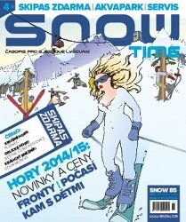Obálka e-magazínu SNOW 85 Time - speciál o zimní dovolené 14-15