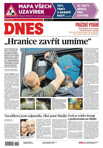 Obálka e-magazínu MF Dnes 17.6.2015