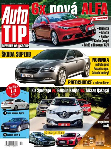 Obálka e-magazínu Auto TIP 10.8.2015