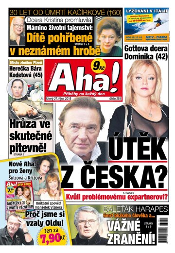 Obálka e-magazínu AHA! 27.10.2015