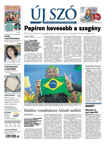 Obálka e-magazínu Új Szó 13.5.2016