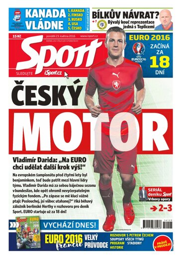 Obálka e-magazínu Sport 23.5.2016