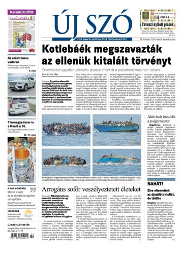 Obálka e-magazínu Új Szó 30.5.2016