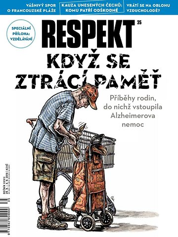 Obálka e-magazínu Respekt 35/2016