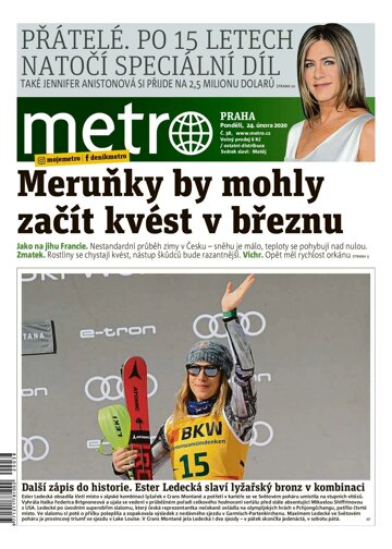 Obálka e-magazínu deník METRO 24.2.2020