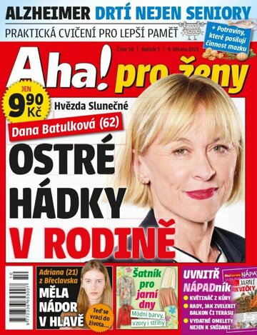 Obálka e-magazínu AHA! pro ženy 10/2021