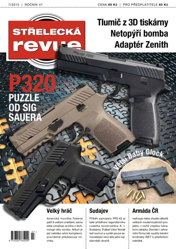 Obálka e-magazínu Střelecká revue 7/2015