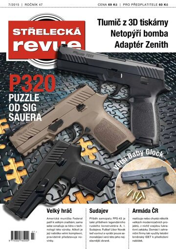 Obálka e-magazínu Střelecká revue 7/2015