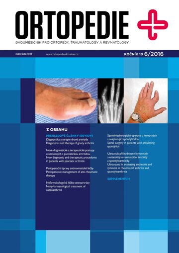 Obálka e-magazínu Ortopedie 6/2016