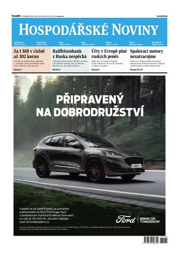 Obálka e-magazínu Hospodářské noviny 130 - 10.7.2023