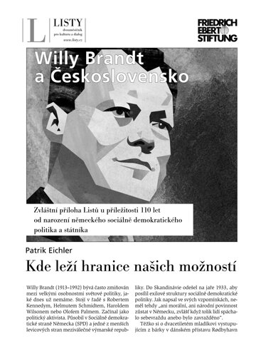 Obálka e-magazínu Willy Brandt a Československo. Mimořádná příloha Listů 6/2023