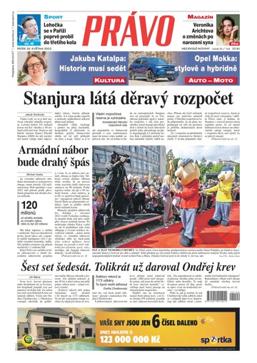 Obálka e-magazínu Deník Právo 30.5.2025