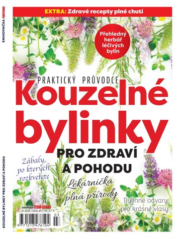 Obálka e-magazínu Knihovnička Paní domu - Lexikon léčivých bylinek 3/2025
