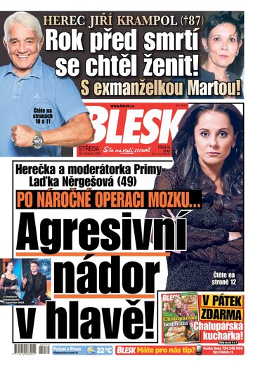 Obálka e-magazínu Blesk 30.7.2025