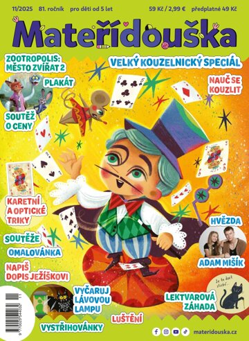 Obálka e-magazínu Mateřídouška 11/2025