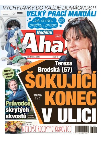 Obálka e-magazínu Nedělní AHA! 22.3.2026