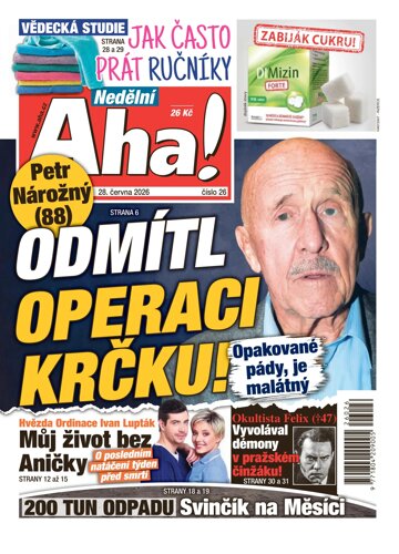 Obálka e-magazínu Nedělní AHA! 28.6.2026