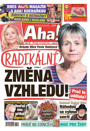 Obálka e-magazínu AHA! 20.8.2026