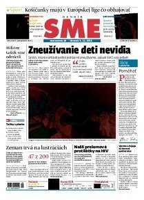 Obálka e-magazínu SME 5.11.2013