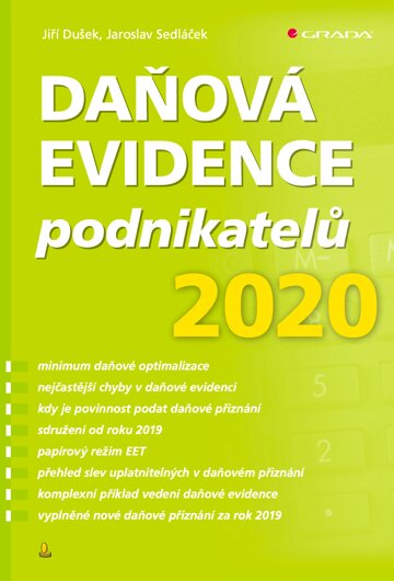 Obálka knihy Daňová evidence podnikatelů 2020