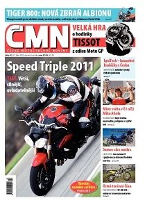 Obálka e-magazínu ČESKÉ MOTOCYKLOVÉ NOVINY 43/2010