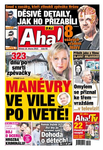 Obálka e-magazínu AHA! 18.3.2015