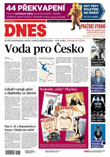 Obálka e-magazínu MF Dnes 12.12.2015