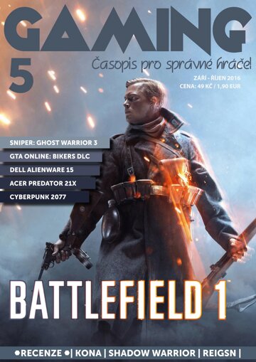 Obálka e-magazínu GAMING 5