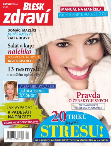 Obálka e-magazínu Blesk Zdraví 12/2016