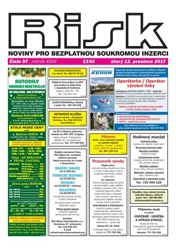 Obálka e-magazínu Risk 97/2017