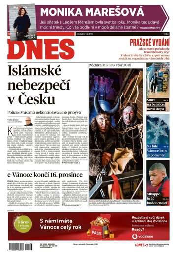 Obálka e-magazínu MF Dnes 6.12.2018