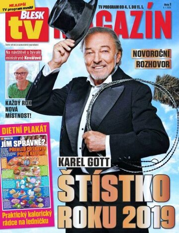 Obálka e-magazínu Blesk Tv magazín - 4.1.2019