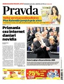 Obálka e-magazínu Pravda 19.3.2012
