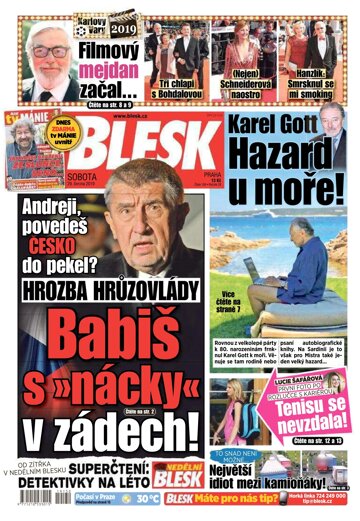 Obálka e-magazínu Blesk 29.6.2019